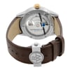 Back View Of Exhibition Back Case And Closed Leather Band Of RAYMOND WEIL 2780-SC5-20001 Watch New With Defects Condition