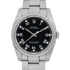 Up Close Front Facing Picture Of Rolex 116034 Stainless Steel Watch Pre Owned Condition