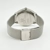 Back View Of Snap Back Case And Closed Stainless Steel Band Of Mondaine MH1.R2211.SM Watch Display Model Condition