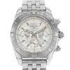 Up Close Front Facing Picture Of Breitling AB011011/G684-375A Stainless Steel Watch Pre Owned Condition