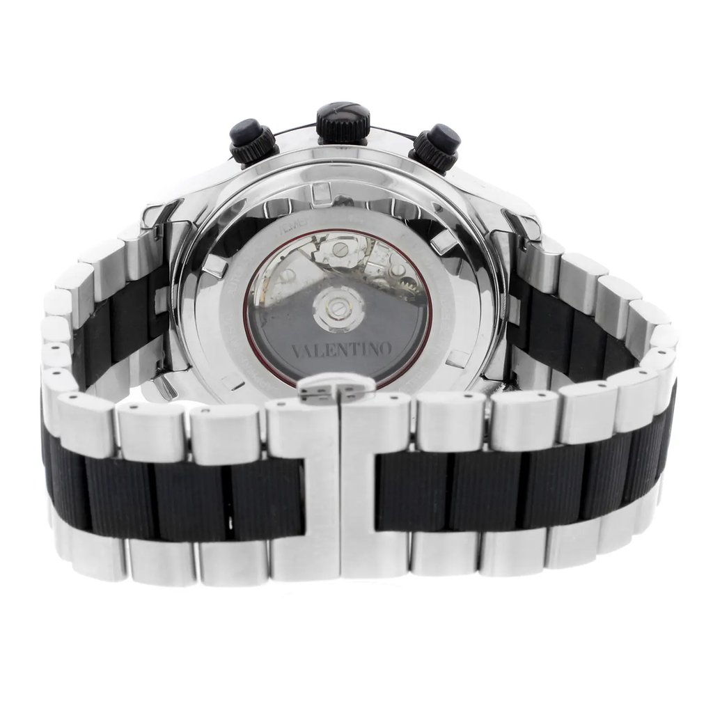 View Of Opposite Crown Facing Side Of Valentino V40LCA9R909-S09R Stainless Steel Watch New With Defects Condition