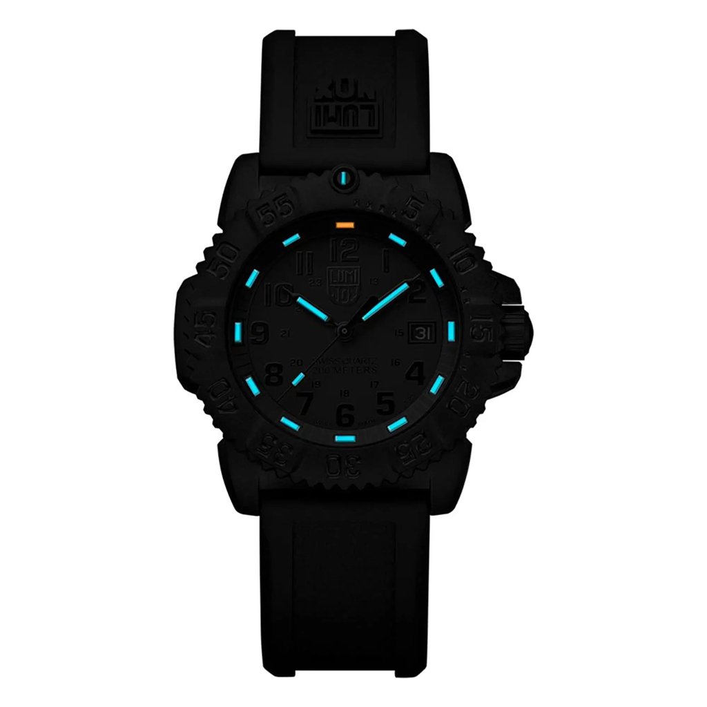 Front Full View Of Luminox XS.7051.BO.1 Carbon Watch New Condition Excellent