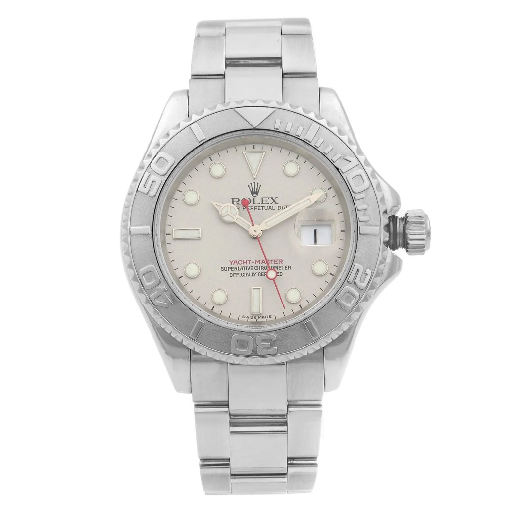 Front Full View Of Rolex 16622 Stainless Steel Watch Pre Owned Condition {Product Condition}