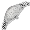 View Of Crown Facing Side Of Rolex 1603 Stainless Steel Watch Pre Owned Condition