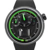 Up Close Front Facing Picture Of HYT H00826-A Stainless Steel Watch Unworn Condition