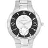 Up Close Front Facing Picture Of Philip Stein 43-MBW-SS Stainless Steel Watch Pre Owned Condition