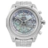 Up Close Front Facing Picture Of Breitling A44362 Stainless Steel Watch Pre Owned Condition