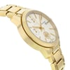 View Of Opposite Crown Facing Side Of Tory Burch TB1250 Stainless Steel Watch Pre Owned Condition