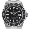 Up Close Front Facing Picture Of Rolex 116710LN Stainless Steel Watch Pre Owned Condition