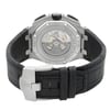 Back View Of Exhibition Back Case And Closed Leather Band Of Audemars Piguet 26400SO.OO.A002CA.1 Watch Display Model Condition