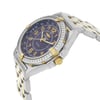 View Of Crown Facing Side Of Breitling B66050 Stainless Steel Watch Pre Owned Condition