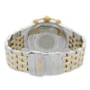 Back View Of {Caseback} Back Case And Closed Stainless and Solid Gold Band Of Breitling C2334024/G637/445C Watch Pre Owned Condition