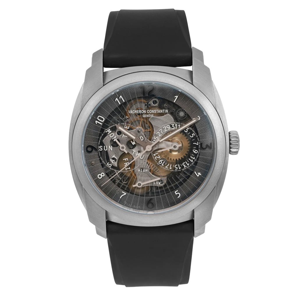 Up Close Front Facing Picture Of Vacheron Constantin 85050/000T-49241 {Case Material} Watch Pre Owned Condition