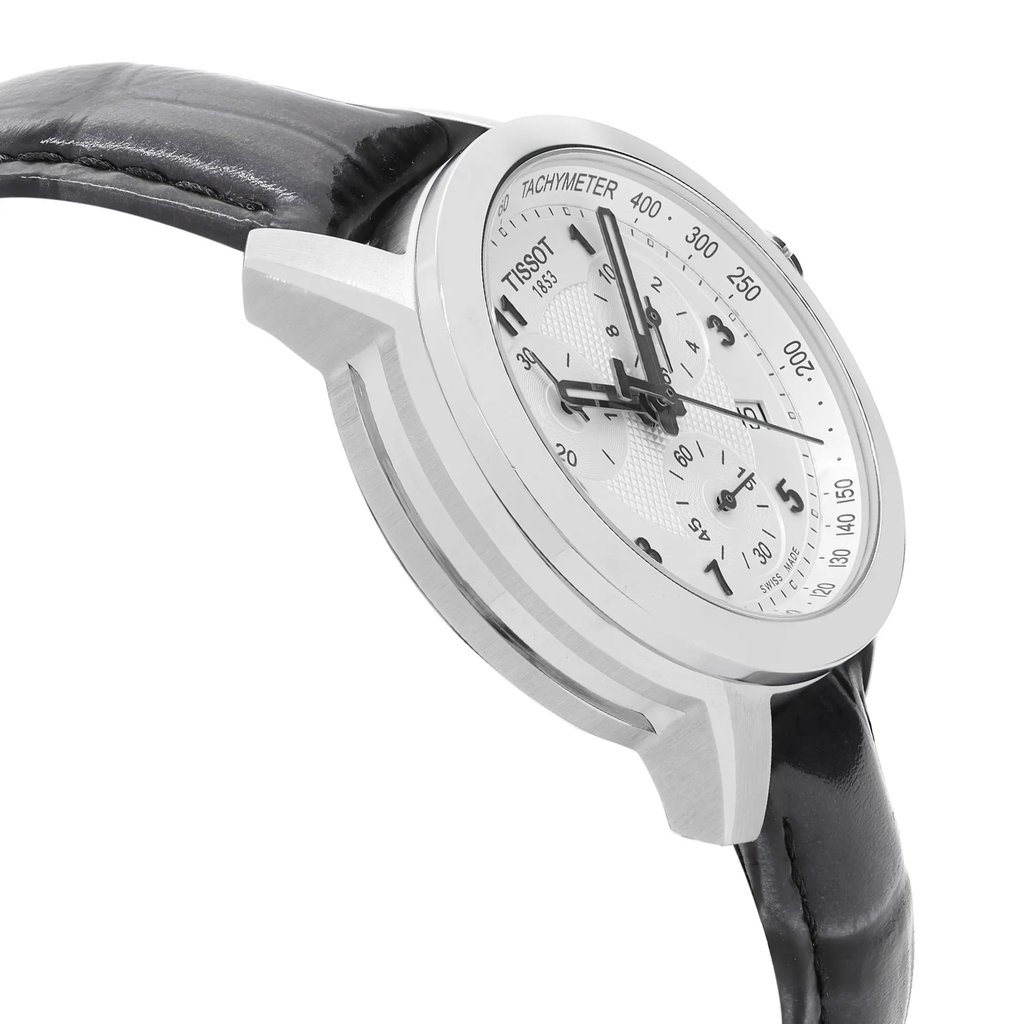 View Of Opposite Crown Facing Side Of Tissot T055.217.16.032.02 Stainless Steel Watch New With Defects Condition