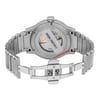 Back View Of Exhibition Back Case And Open Stainless Steel Band Of Edox 80094-3NM-BU1 Watch Pre Owned Condition