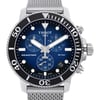Up Close Front Facing Picture Of Tissot T120.417.11.041.02 Stainless Steel Watch Pre Owned Condition