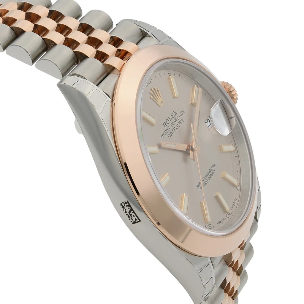 View Of Opposite Crown Facing Side Of Rolex 126301 Stainless Steel Watch Unworn Condition