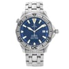 Front Full View Of OMEGA 2231.80.00 Stainless Steel,Silicone Watch Pre Owned Condition {Product Condition}