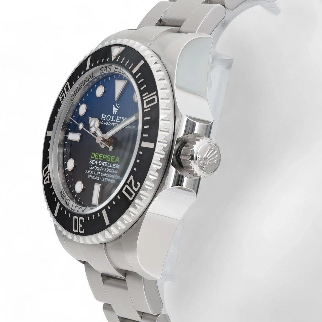 View Of Crown Facing Side Of Rolex 126660 Stainless Steel Watch Pre Owned Condition