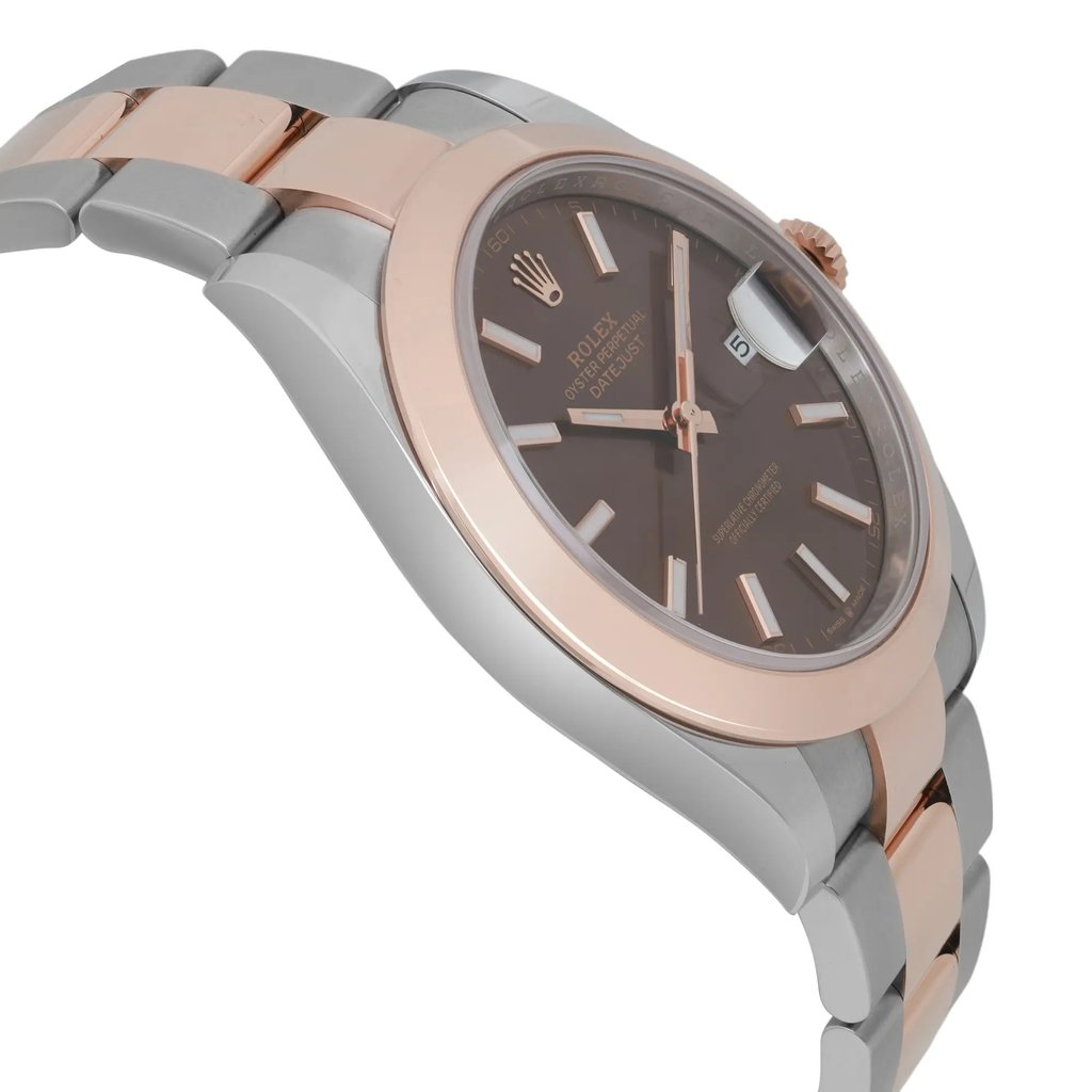 View Of Opposite Crown Facing Side Of Rolex 126301 Stainless Steel Watch New Condition