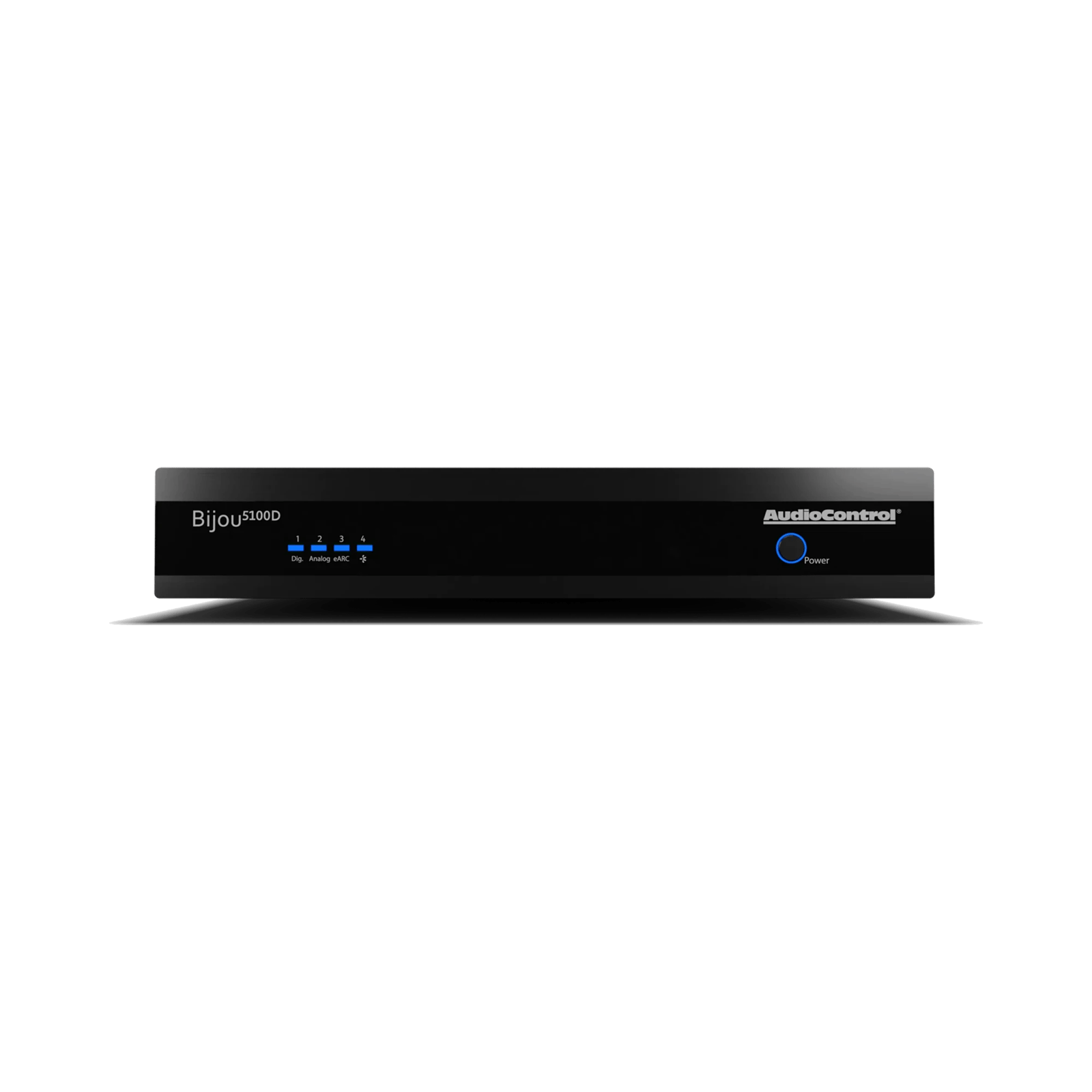 Frontansicht des AudioControl Bijou 5100D Verstärkers.