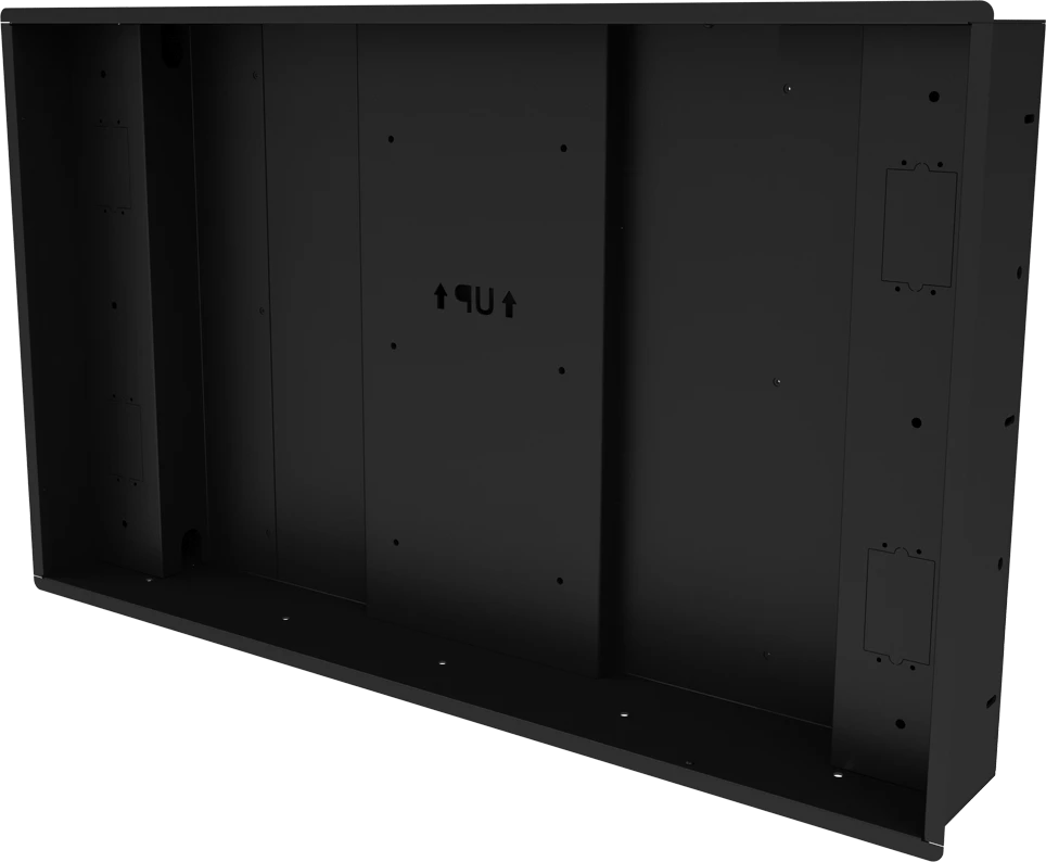 Dreiviertelansicht der Future Automation WB-QA2 In-Wall-Box.