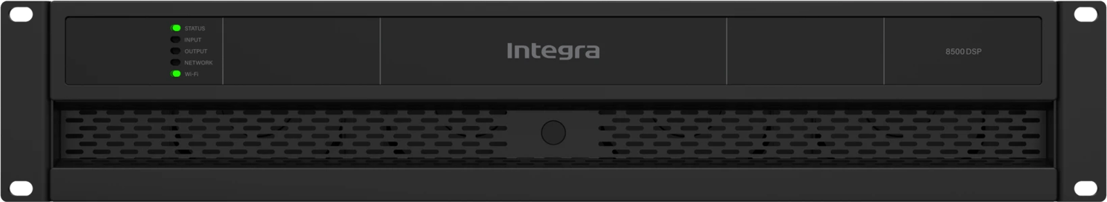 Frontansicht des Integra 8500DSP Audioprozessors.