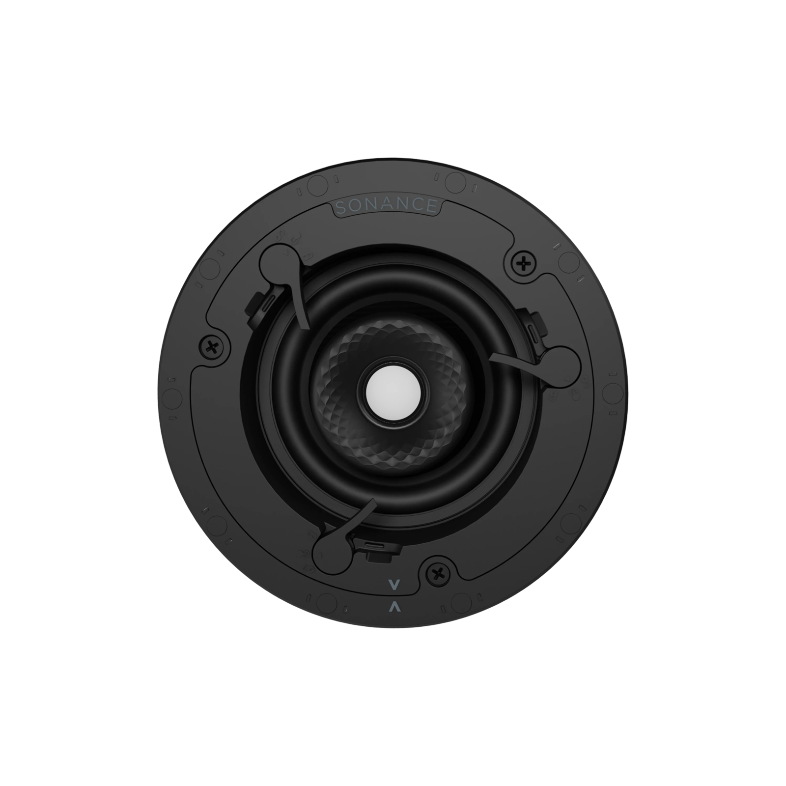 Obenansicht des 4-Zoll-Lautsprechertreibers Sonance VX46R.