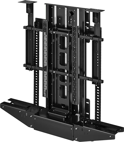 Frontansicht des Future Automation LSH-MO schweren Display-Lifts.