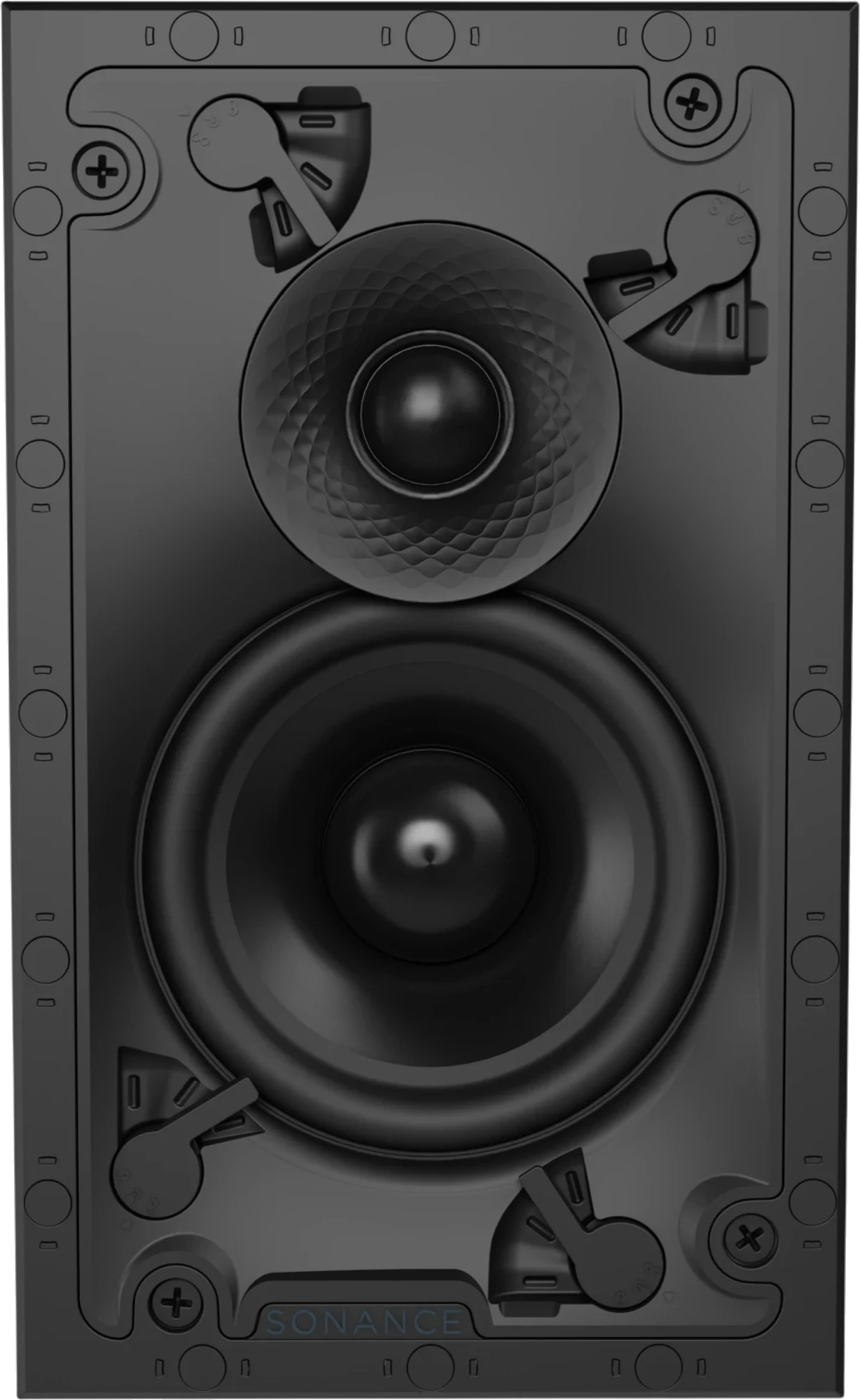 Frontansicht des Sonance VX42 Einbaulautsprechers.