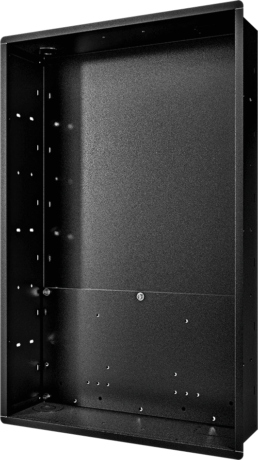 Frontalansicht der Future Automation WB-EAD In-Wall-Box.