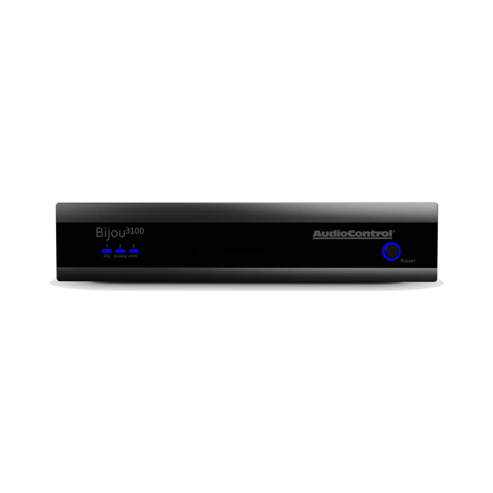 Frontansicht des AudioControl Bijou 3100 Verstärkers.