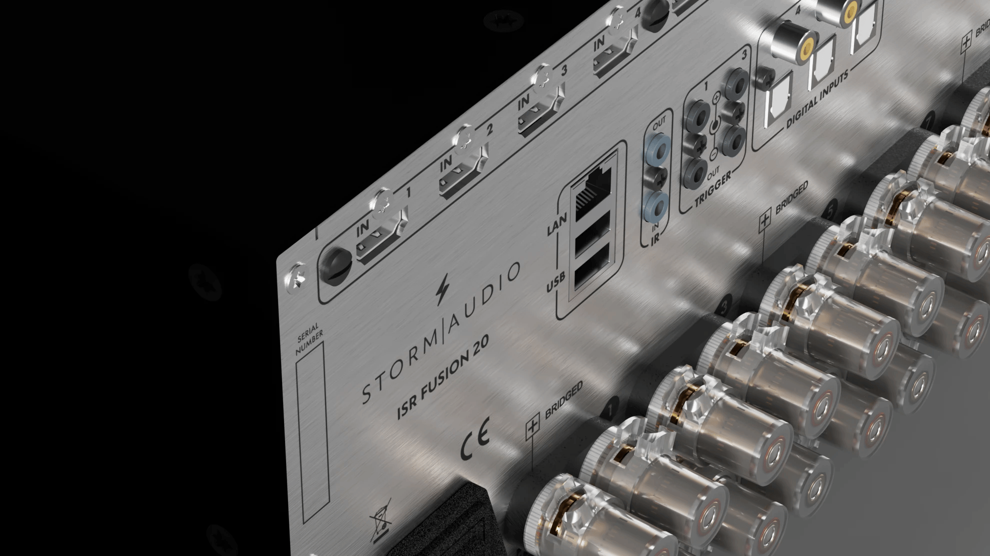 Storm Audio ISR Fusion 20 in schwarz – Detailaufnahme
