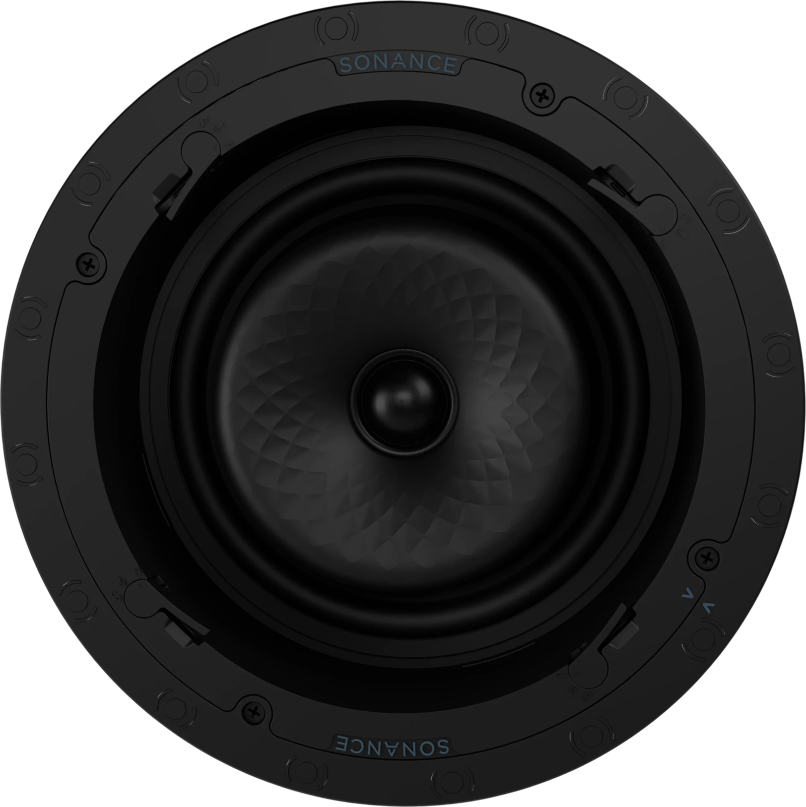Obenansicht des Sonance VX82R Deckenlautsprechers.