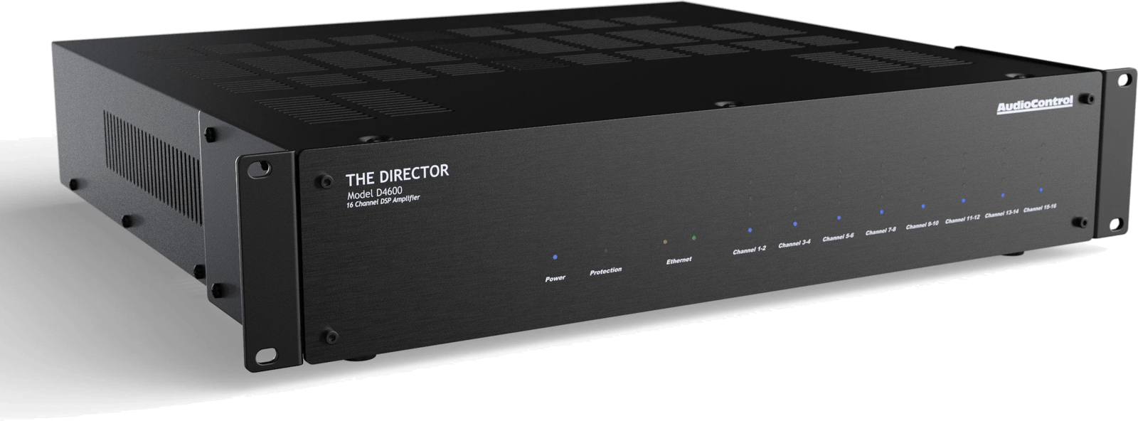 AudioControl Director D4600 16-Kanal DSP-Verstärker Vorderansicht