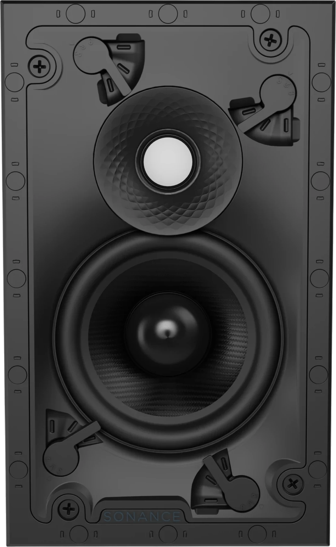 Frontansicht des Sonance VX46 Einbaulautsprechers.