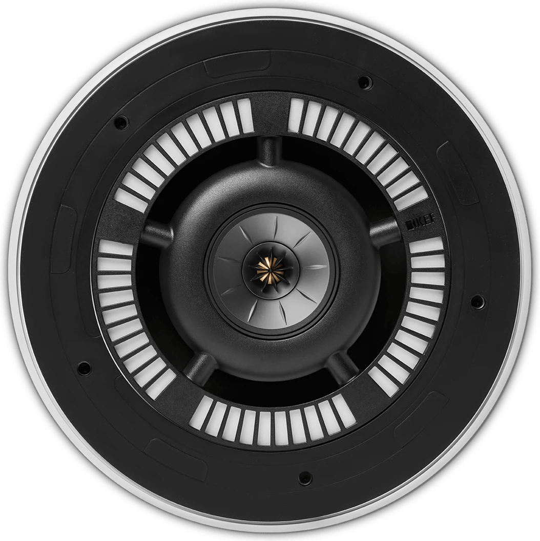 KEF Ci250RRM-THX Einbaulautsprecher, Frontansicht ohne Gitter