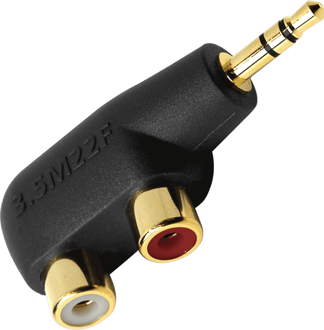 AudioQuest 3,5 mm auf 2× Cinch-Buchse