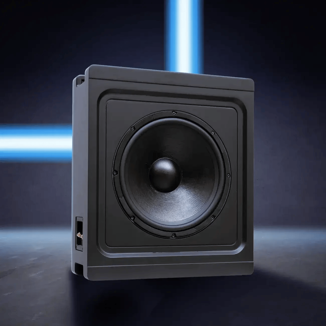 Procella Audio U15 passiver 15-Zoll-Subwoofer mit sichtbarem Anschluss.