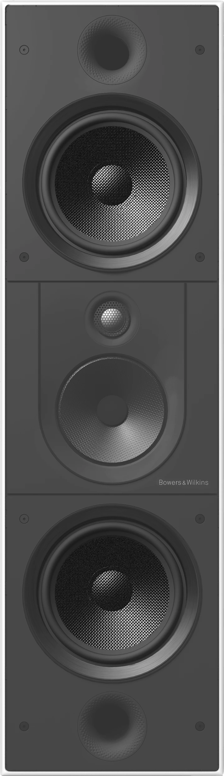 Frontansicht des Wandeinbaulautsprechers Bowers & Wilkins CWM8.3 D.