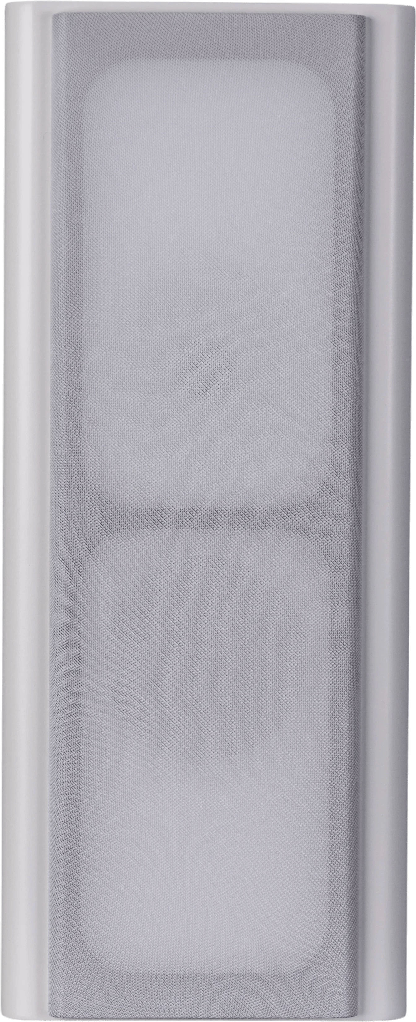 Frontansicht des Procella Audio P5V Wandlautsprechers in Weiß.