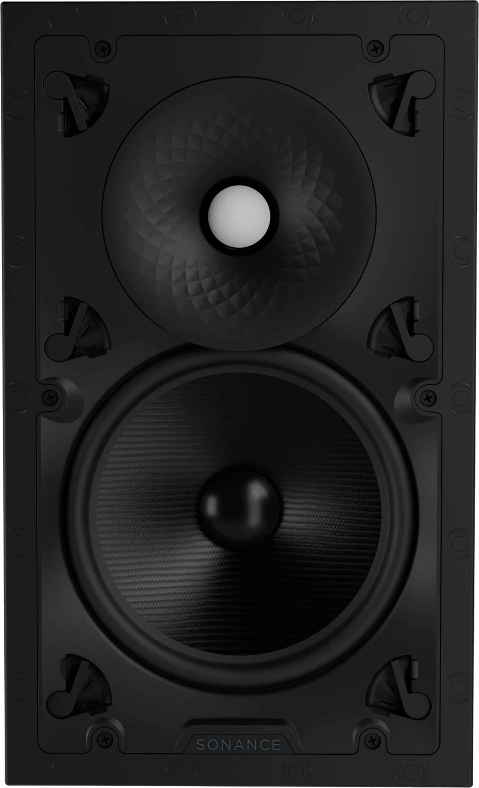 Vorderansicht des Sonance VX86 In-Wand-Lautsprechers.