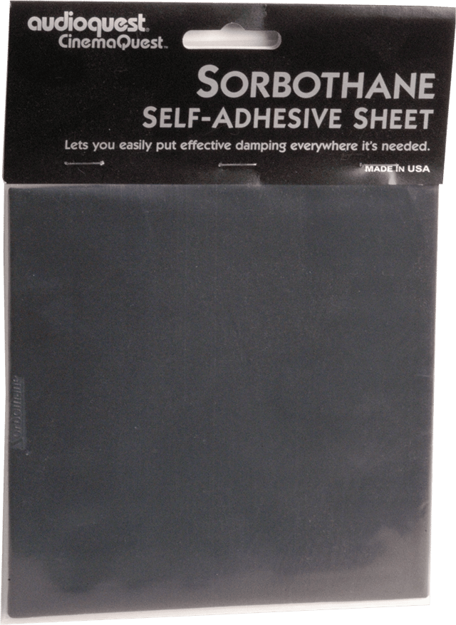 AudioQuest Sorbothane Klebematte 6″ × 6″