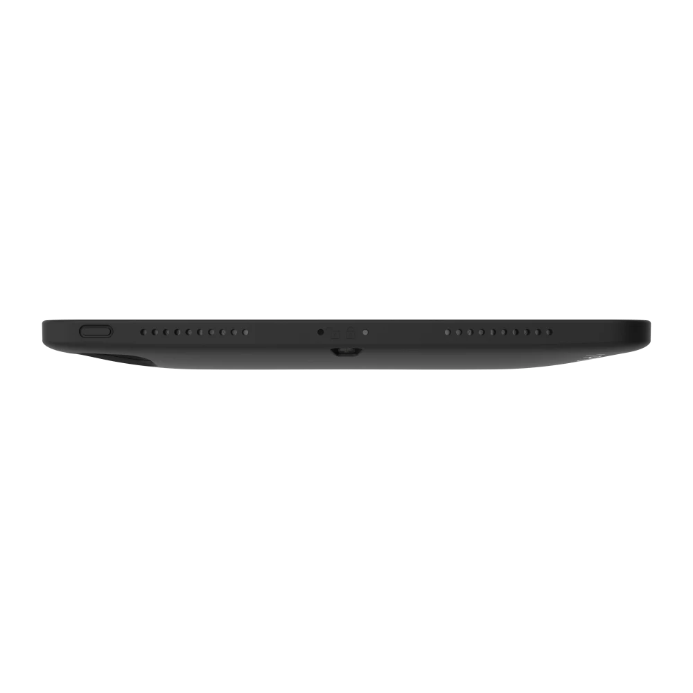 Seitenansicht des IPORT CONNECT PRO Docking-Systems für das iPad Pro 12,9", Anschlüsse sichtbar.
