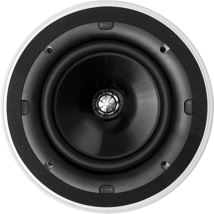 KEF Ci200QR Einbaulautsprecher, Frontansicht ohne Gitter