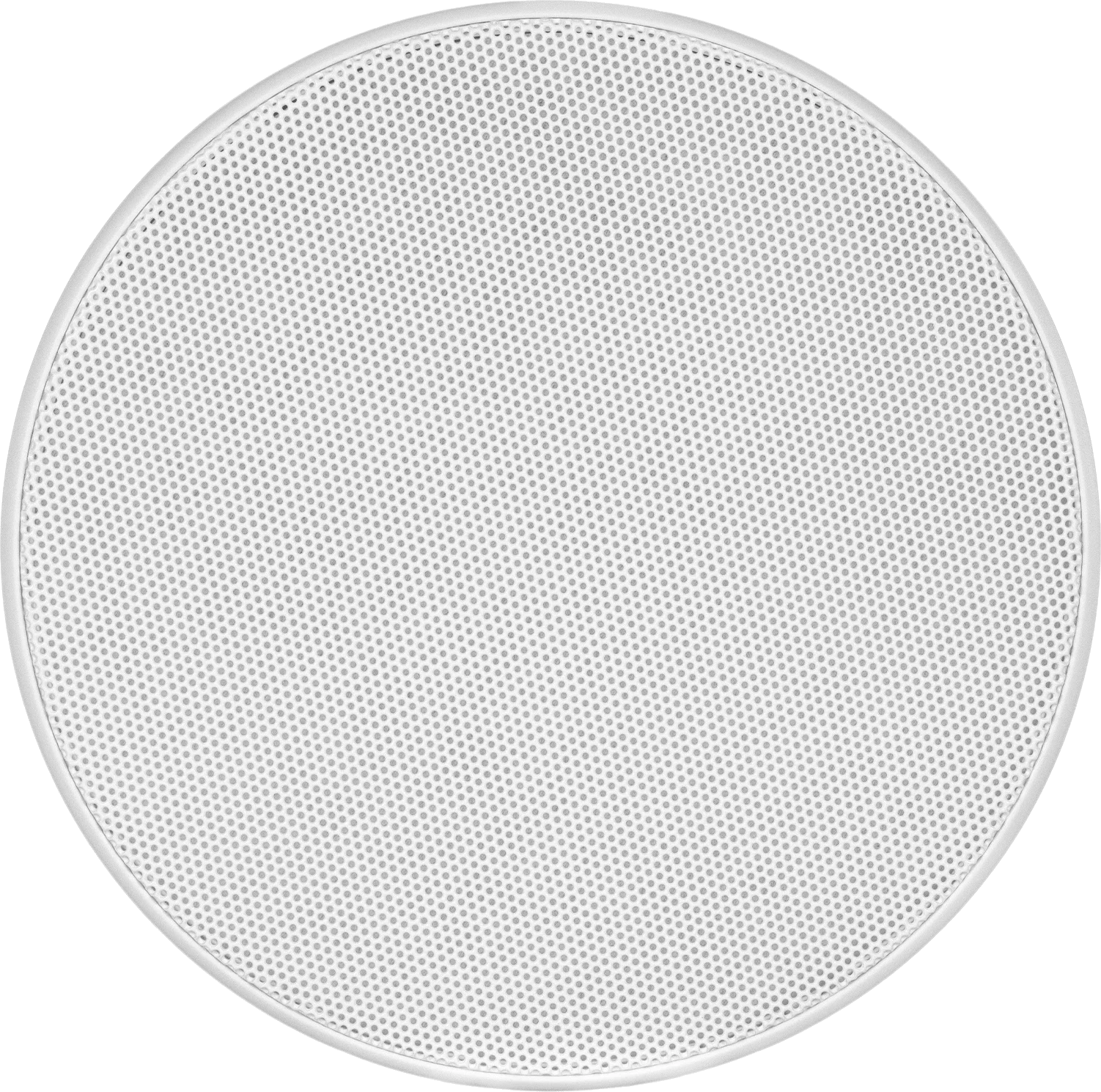Obenansicht des Sonance VX46R SST Lautsprechers mit weißem Gitter.
