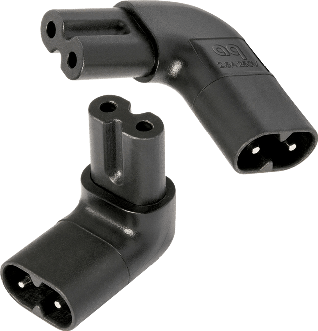 AudioQuest C7-Winkeladapter 90° gleicher Radius 10er-Pack