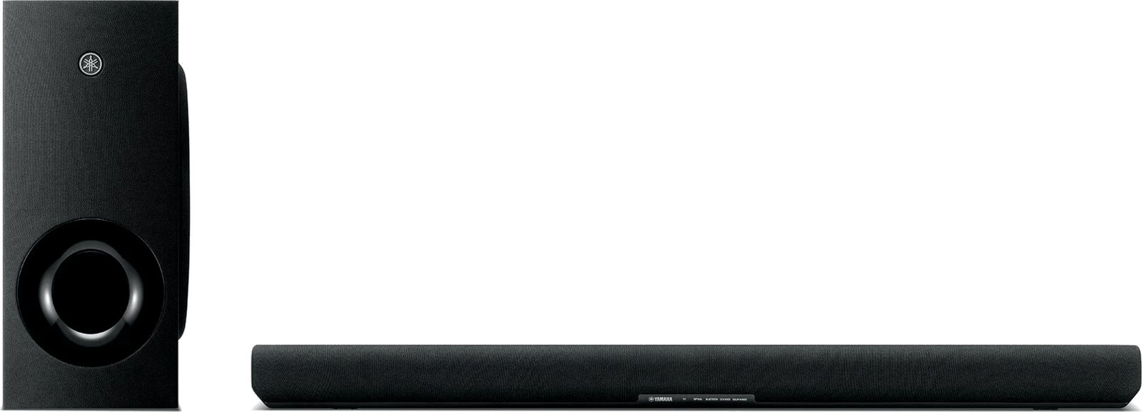 Yamaha SR-B40A Soundbar mit kabellosem Subwoofer, Frontansicht.