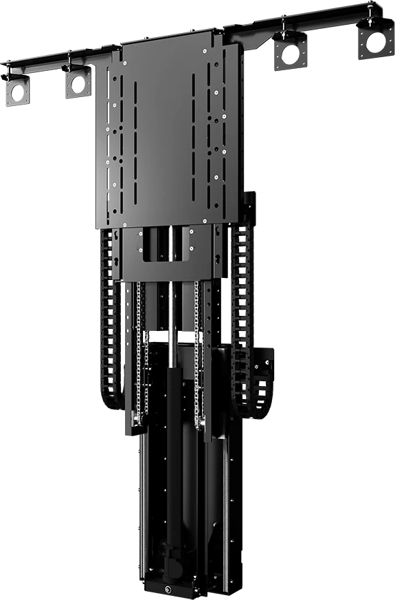 Frontansicht des großen Display-Lifts Future Automation TSLM-2.