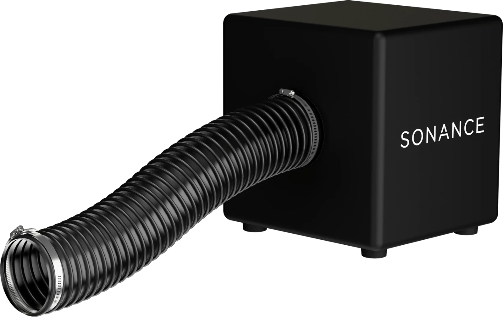 Frontansicht des Sonance PPX10-GITTER-M Subwoofers mit flexiblem Auslass.